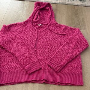 Maurices Magenta Hooded Sweater